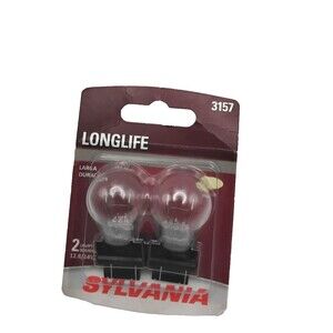 Sylvania LongLife 3157 27/8.3W Two Bulbs Brake Stop Tail Parking Replace OE Fit